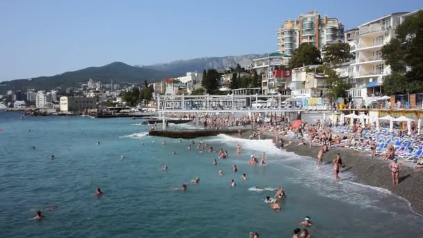 Massandra Playa Yalta — Vídeos de Stock