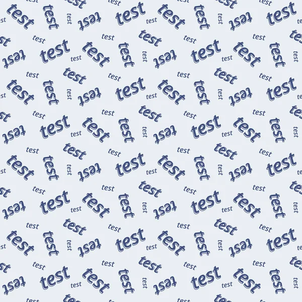 Üzerinde test metni olan kesintisiz vektör deseni