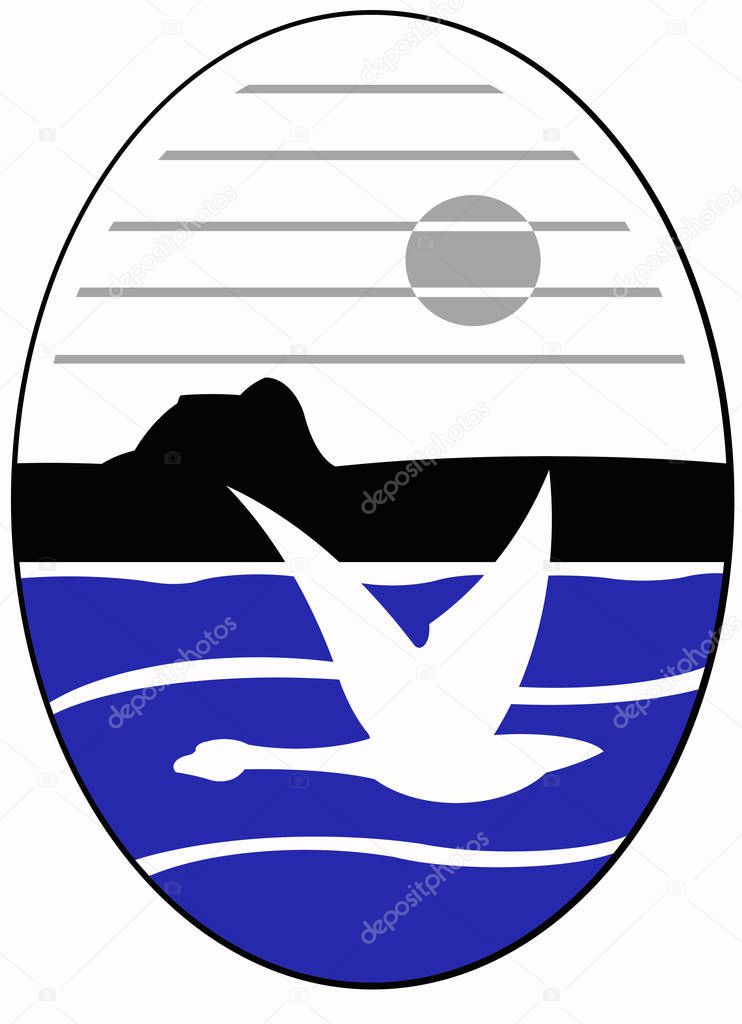 The emblem of the Reicholarhrepur district. Iceland