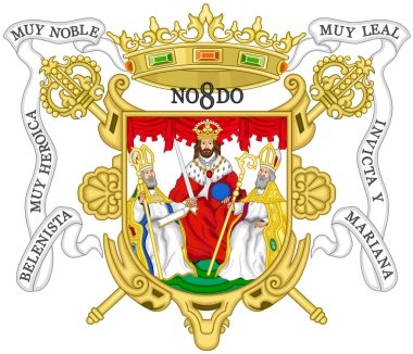 Coat of arms of the city of Seville. Spain clipart