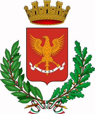 Arması Palermo şehir. İtalya