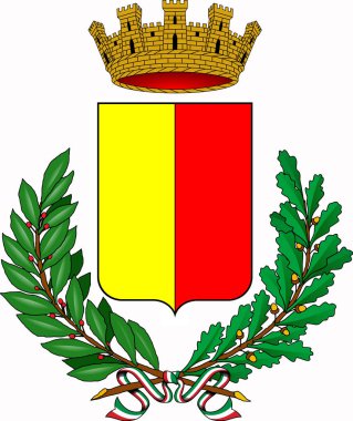 Arması Bergamo şehir. İtalya