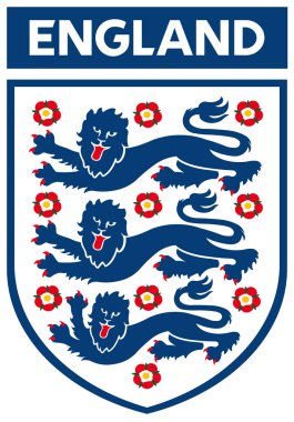 Emblem of the England national football team clipart