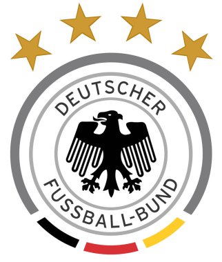 Emblem of the German national football team clipart