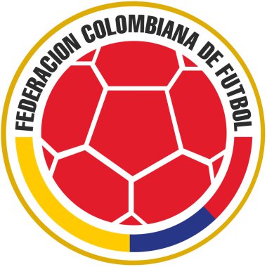 Emblem of Colombia national football team clipart