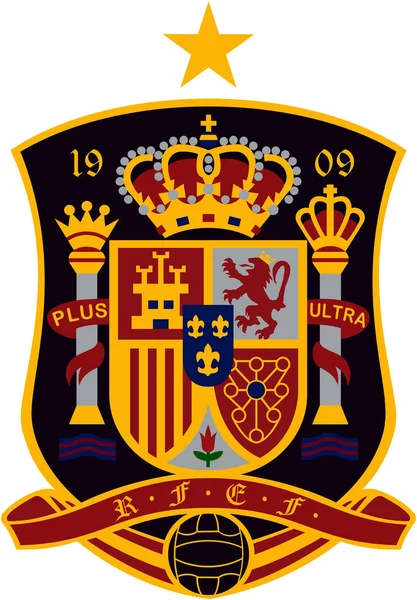 Emblema Selección Española Fútbol — Foto de Stock