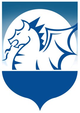 Arması Vopnafjordur şehir. İzlanda