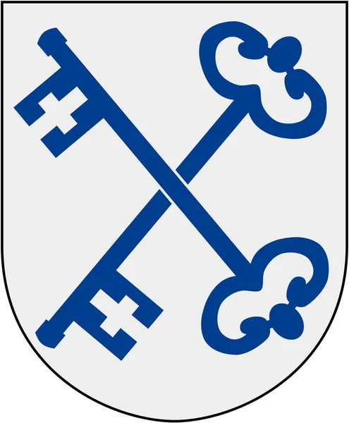 Das Wappen Der Stadt Lulea Schweden — Stockfoto