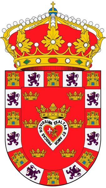 Escudo Armas Ciudad Murcia España —  Fotos de Stock