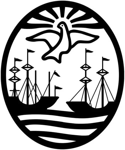 Wappen Der Stadt Buenos Aires Argentinien — Stockfoto