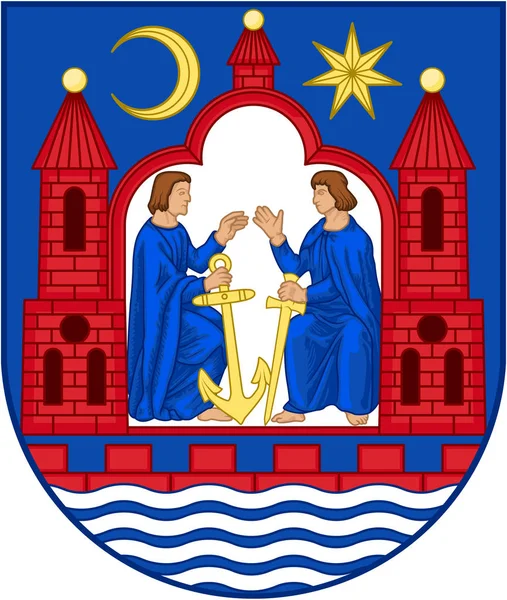Aarhus Wappen Dänemark — Stockfoto