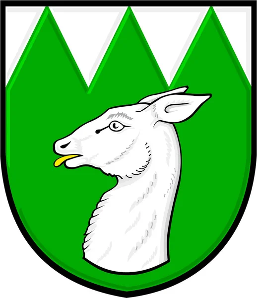 Wappen Von Milovice Tschechisch — Stockfoto