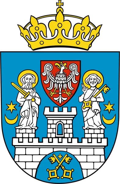 Escudo Armas Poznan Polonia — Foto de Stock