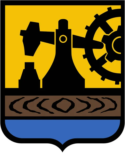 Coat Arms Katowice Poland — Stock Photo, Image