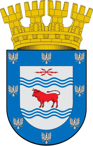 Coat Arms City Los Angeles Chile — Stock Photo, Image