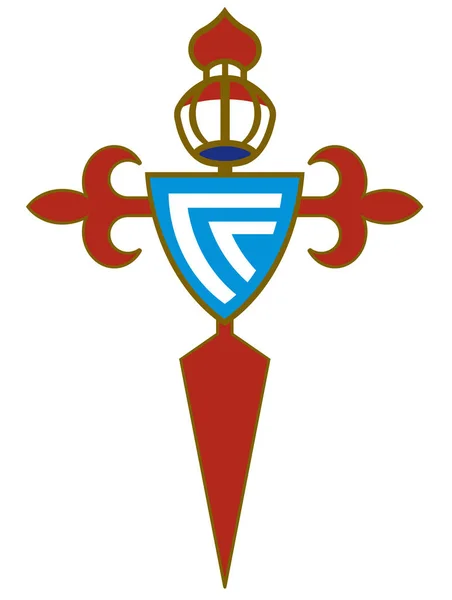 Emblema Clube Futebol Celta Espanha — Fotografia de Stock