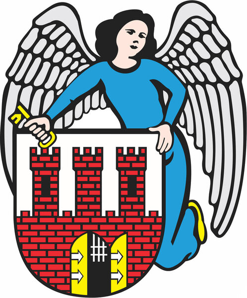 Coat of arms of Torun. Poland