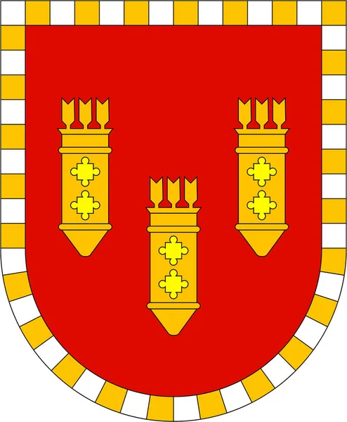 Alatyr 地区の紋章付き外衣 チュヴァシ共和国 — ストック写真