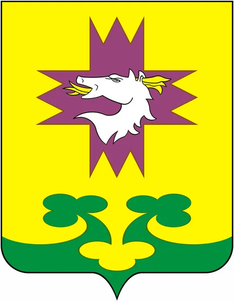 Tautovsky 集落の紋章付き外衣 チュヴァシ共和国 — ストック写真