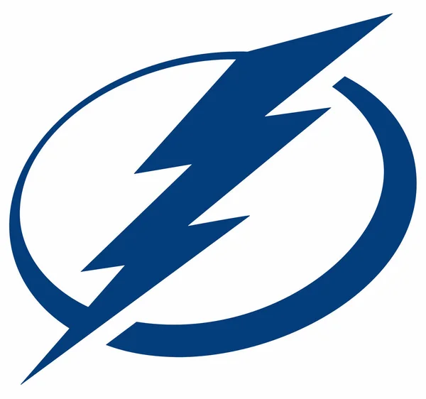 Das Wappen Des Hockeyclubs Tampa Bay Lightning Usa — Stockfoto