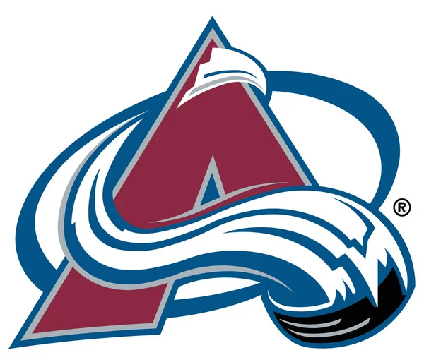 Hokey Kulübü Colorado Avalanche Amblemi Abd — Stok fotoğraf