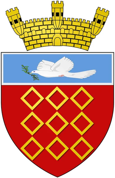 Coat Arms Zebbuj Malta — Stock Photo, Image