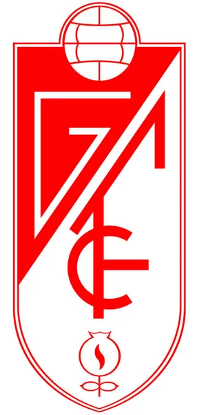 Эмблема Футбольного Клуба Гранада Испания — стоковое фото