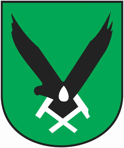 Jstrzemam Zdroj 市的徽章 — 图库照片