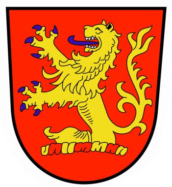 Langenhagen şehir arması. Almanya