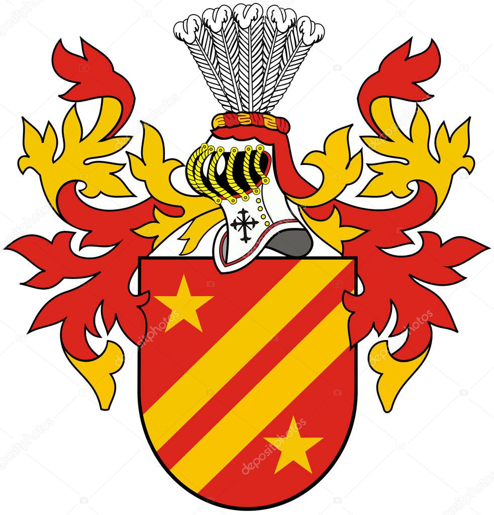 Coat of arms of the house of Bonapartes. France
