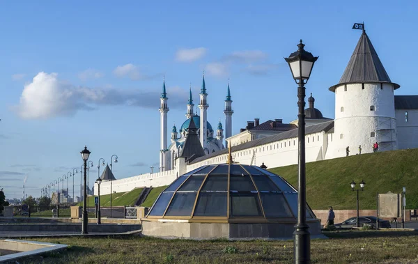 Τζαμί Kul Sharif Για Κρεμλίνο Του Καζάν Ρωσία Οκτωβρίου 2018 — Φωτογραφία Αρχείου