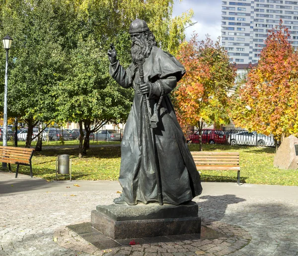 Monumento Metropolitano Moscú Toda Rusia Iglesia Ortodoxa Rusa Los Antiguos — Foto de Stock