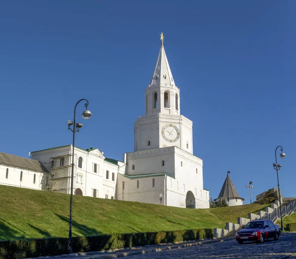 Kazan Kremlin Işçinin Kulesi Rusya Ekim 2018 — Stok fotoğraf