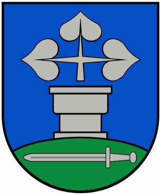 Bargstedt komün arması. Almanya