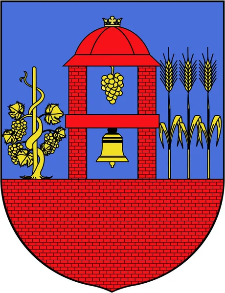 Szekszard 的徽章 匈牙利 — 图库照片