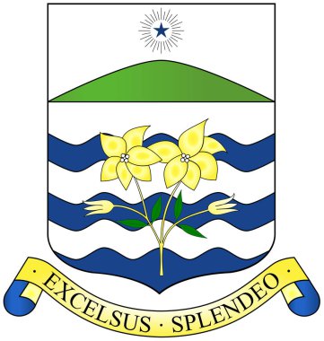 Kurepipe şehir arması. Mauritius