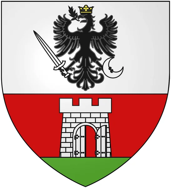 Coat Arms City Nagykanizsa Hungary — Stock Photo, Image