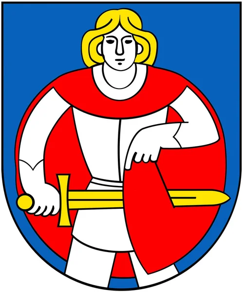 Герб Сеницы Словакия — стоковое фото
