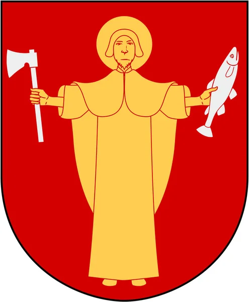 Wappen Der Gemeinde Botchurk Schweden — Stockfoto