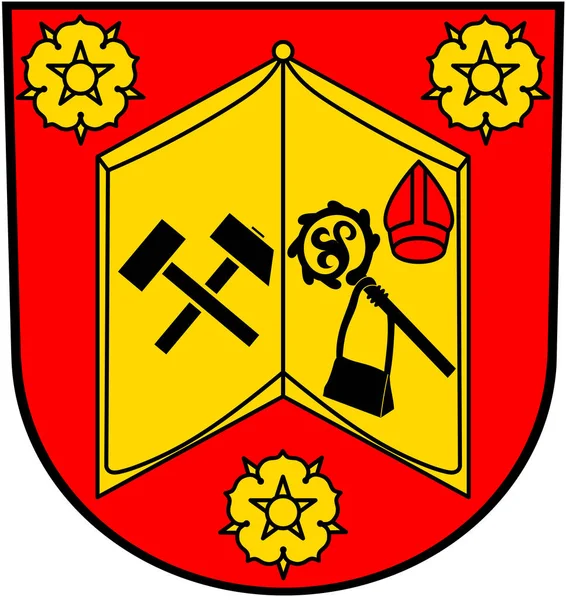 Wappen Der Gemeinde Antweiler Deutschland — Stockfoto