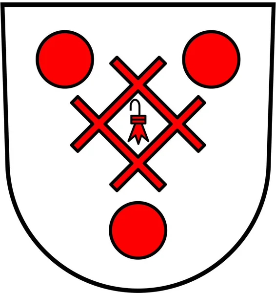 Wappen Der Gemeinde Dankerat Deutschland — Stockfoto