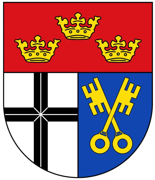 Coat Arms Erpel Commune Germany — Stock Photo, Image