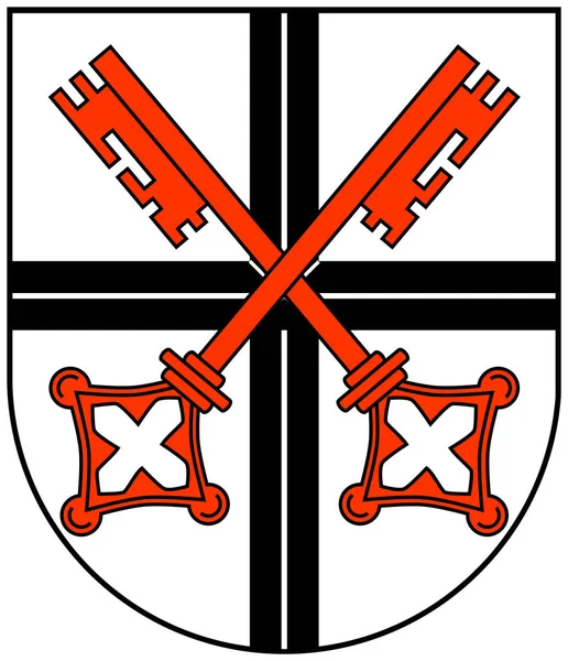 Escudo Armas Ciudad Andernach Alemania —  Fotos de Stock