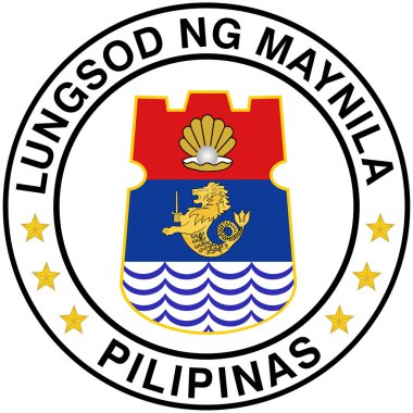 Manila şehrinin arması. Filipinler