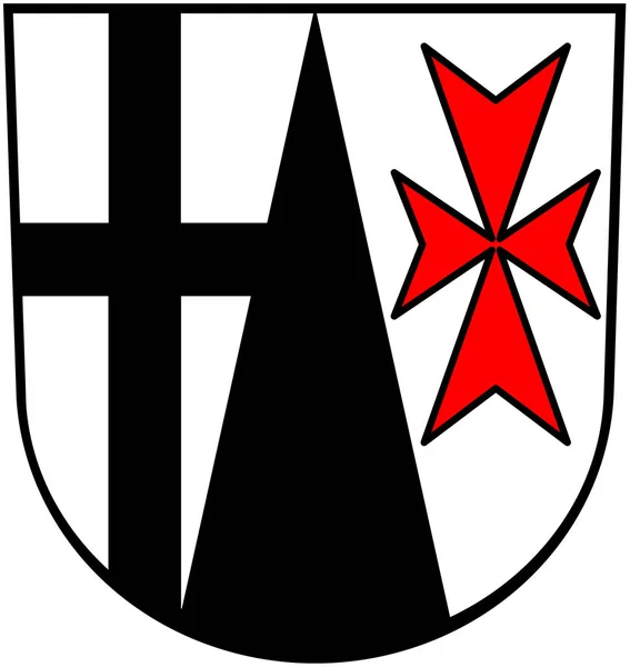Wappen Der Gemeinde Zirscheid Deutschland — Stockfoto