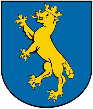 Biberach an der Ries şehrinin arması. Almanya