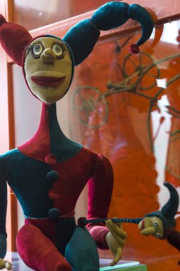 Kukla Müzesi. St. Petersburg'da. Rusya Temmuz 2014