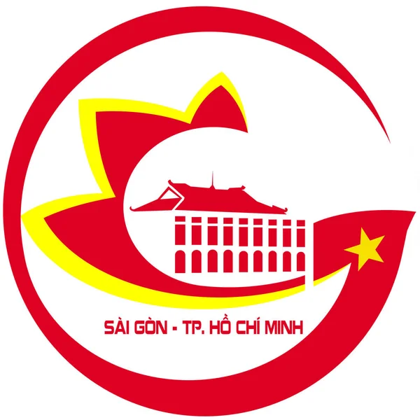 Wappen Der Stadt Chi Minh Vietnam — Stockfoto