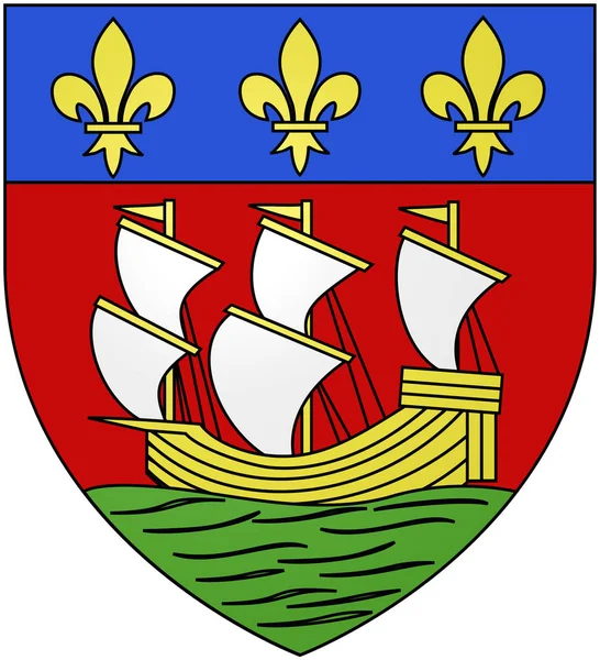 Wappen Der Stadt Rochelle Frankreich — Stockfoto