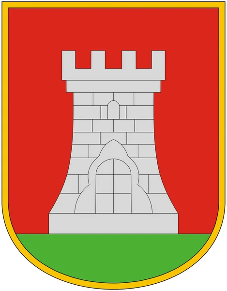 Coat Arms Sarvar Hungary — Stock Photo, Image